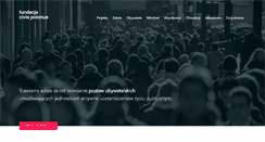 Desktop Screenshot of aktywizacja.civispolonus.org.pl