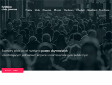 Tablet Screenshot of aktywizacja.civispolonus.org.pl